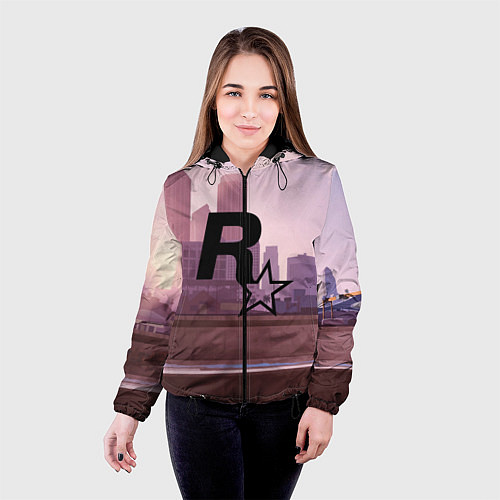 Женская куртка ROCKSTAR / 3D-Черный – фото 4