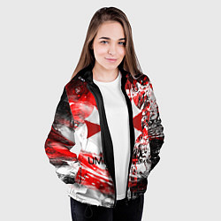 Куртка с капюшоном женская UMBRELLA CORP, цвет: 3D-черный — фото 2