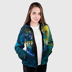 Куртка с капюшоном женская Heroes of Might and Magic, цвет: 3D-черный — фото 2