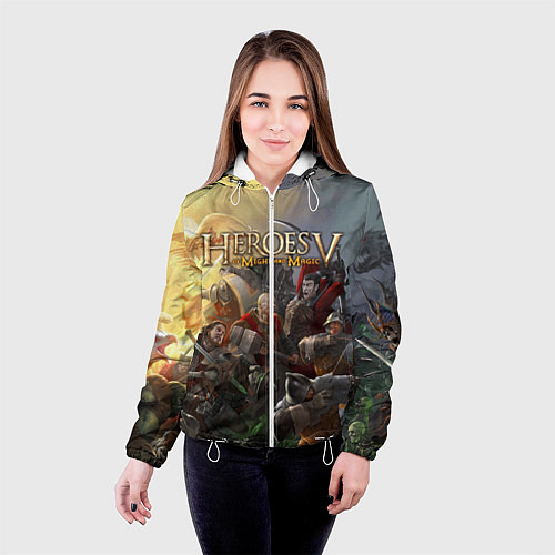 Женская куртка Heroes of Might and Magic / 3D-Белый – фото 4