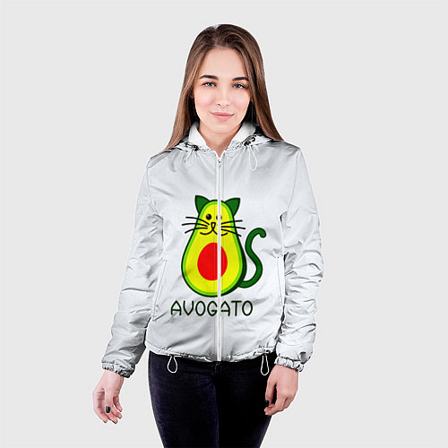 Женская куртка AVOGATO / 3D-Белый – фото 4