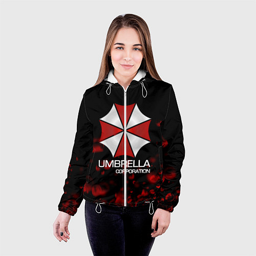 Женская куртка UMBRELLA CORP / 3D-Белый – фото 4
