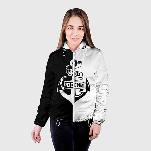 Женская куртка ВМФ России / 3D-Белый – фото 4