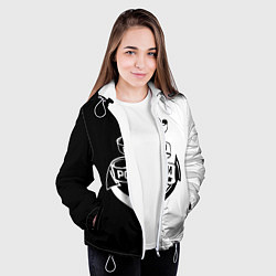 Куртка с капюшоном женская ВМФ России, цвет: 3D-белый — фото 2