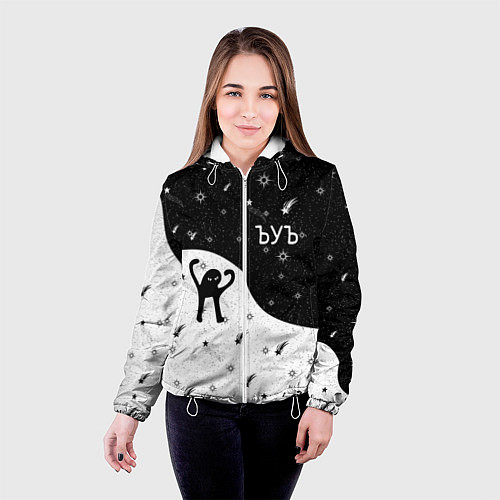 Женская куртка ЪУЪ / 3D-Белый – фото 4