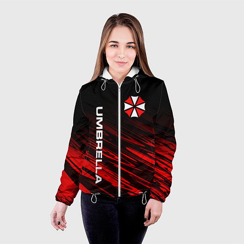 Женская куртка UMBRELLA CORPORATION / 3D-Белый – фото 4