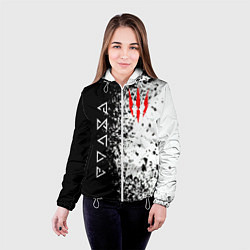 Куртка с капюшоном женская THE WITCHER, цвет: 3D-белый — фото 2