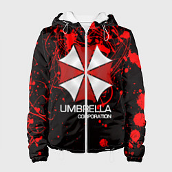 Куртка с капюшоном женская UMBRELLA CORP, цвет: 3D-белый