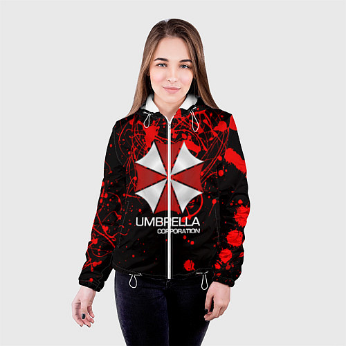 Женская куртка UMBRELLA CORP / 3D-Белый – фото 4