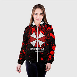 Куртка с капюшоном женская UMBRELLA CORP, цвет: 3D-белый — фото 2