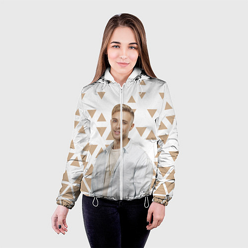 Женская куртка Егор Крид / 3D-Белый – фото 4