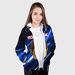 Куртка с капюшоном женская ROBLOX, цвет: 3D-белый — фото 2