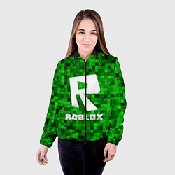 Куртка с капюшоном женская Roblox, цвет: 3D-черный — фото 2