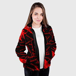 Куртка с капюшоном женская Roblox, цвет: 3D-черный — фото 2