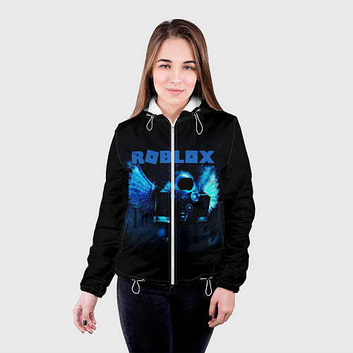 Женская куртка ROBLOX / 3D-Белый – фото 4
