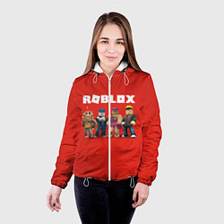 Куртка с капюшоном женская ROBLOX, цвет: 3D-белый — фото 2