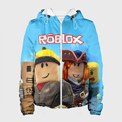 Куртка с капюшоном женская ROBLOX, цвет: 3D-белый