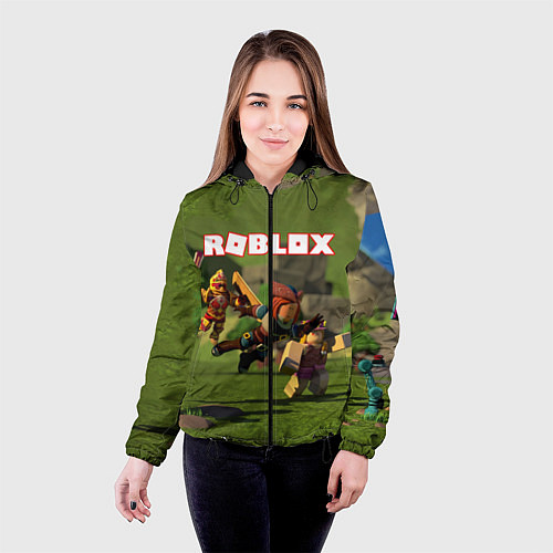 Женская куртка ROBLOX / 3D-Черный – фото 4