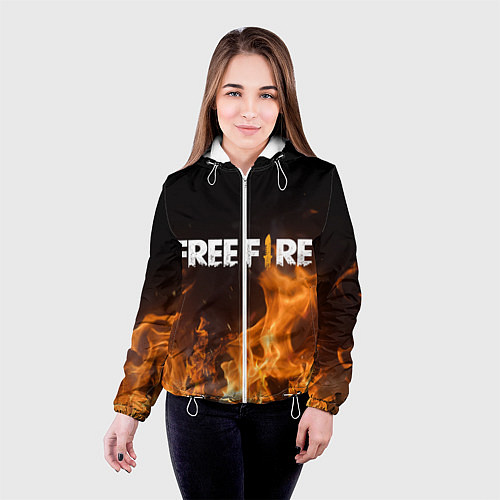 Женская куртка FREE FIRE / 3D-Белый – фото 4
