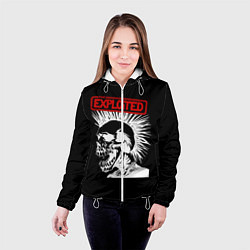 Куртка с капюшоном женская The Exploited, цвет: 3D-белый — фото 2