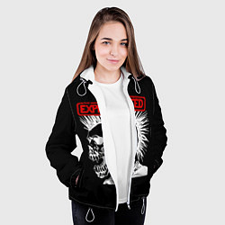 Куртка с капюшоном женская The Exploited, цвет: 3D-белый — фото 2