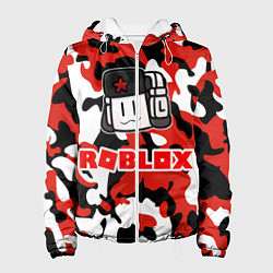 Куртка с капюшоном женская ROBLOX, цвет: 3D-белый