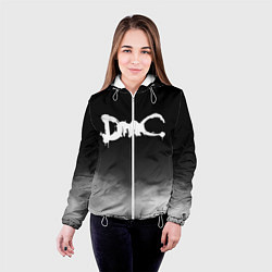 Куртка с капюшоном женская DEVIL MAY CRY DMC, цвет: 3D-белый — фото 2