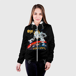 Куртка с капюшоном женская Ария, цвет: 3D-белый — фото 2