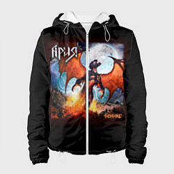 Куртка с капюшоном женская Ария, цвет: 3D-белый