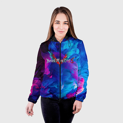 Женская куртка DEVIL MAY CRY DMC / 3D-Черный – фото 4