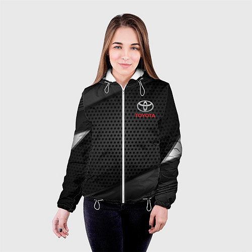 Женская куртка TOYOTA / 3D-Белый – фото 4