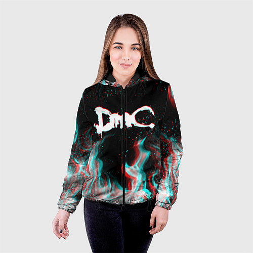 Женская куртка DEVIL MAY CRY DMC / 3D-Черный – фото 4