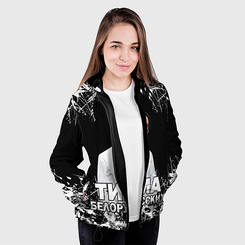 Женская куртка Тима Белорусских / 3D-Черный – фото 3