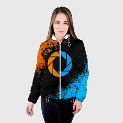 Куртка с капюшоном женская PORTAL, цвет: 3D-белый — фото 2