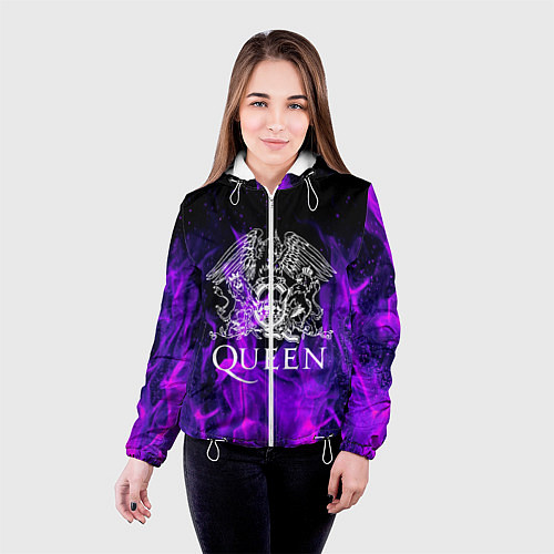 Женская куртка QUEEN / 3D-Белый – фото 4