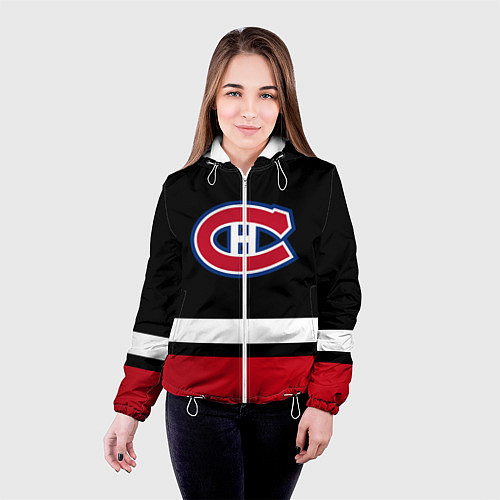 Женская куртка Монреаль Канадиенс / 3D-Белый – фото 4