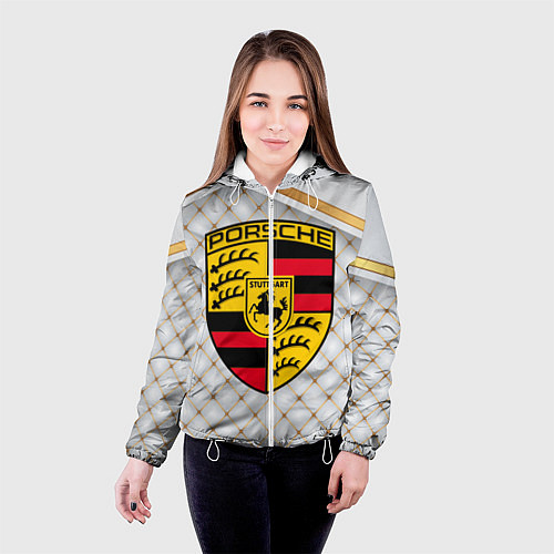 Женская куртка PORSCHE / 3D-Белый – фото 4