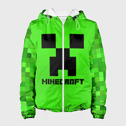 Куртка с капюшоном женская MINECRAFT, цвет: 3D-белый