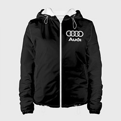 Куртка с капюшоном женская Audi, цвет: 3D-белый