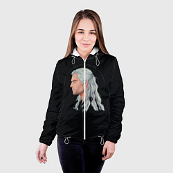 Куртка с капюшоном женская ГЕРАЛЬТ ИЗ НЕТФЛИКСА, цвет: 3D-белый — фото 2