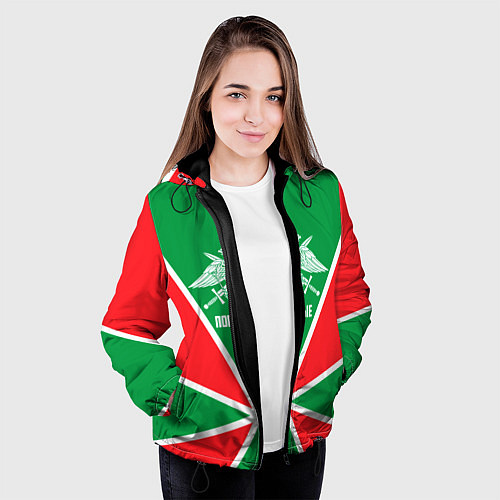 Женская куртка Пограничные Войска / 3D-Черный – фото 3