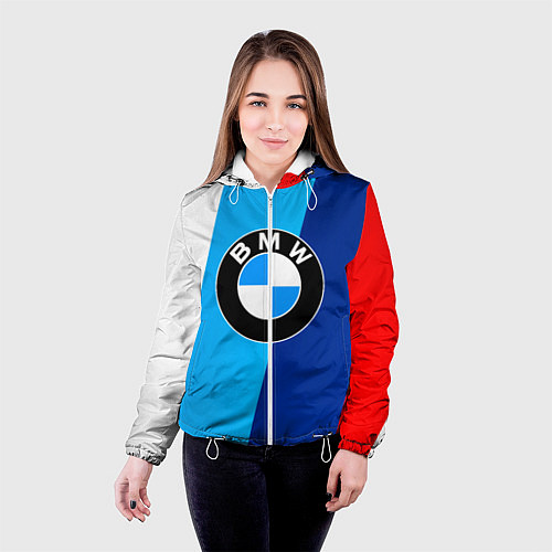 Женская куртка BMW / 3D-Белый – фото 4