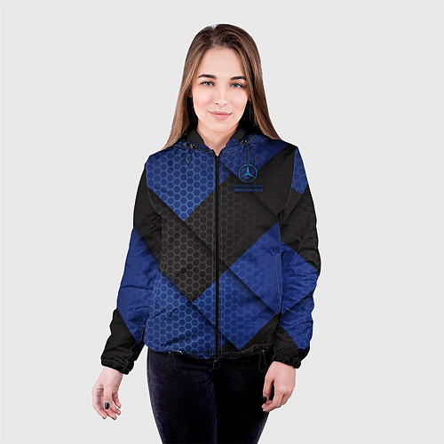 Женская куртка Mercedes-AMG / 3D-Черный – фото 4