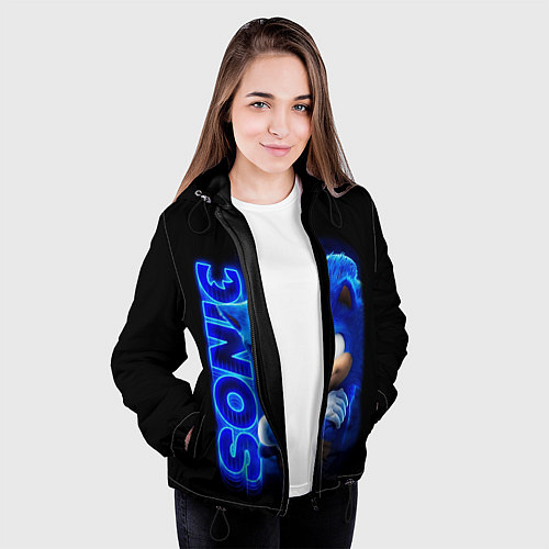 Женская куртка SONIC / 3D-Черный – фото 3