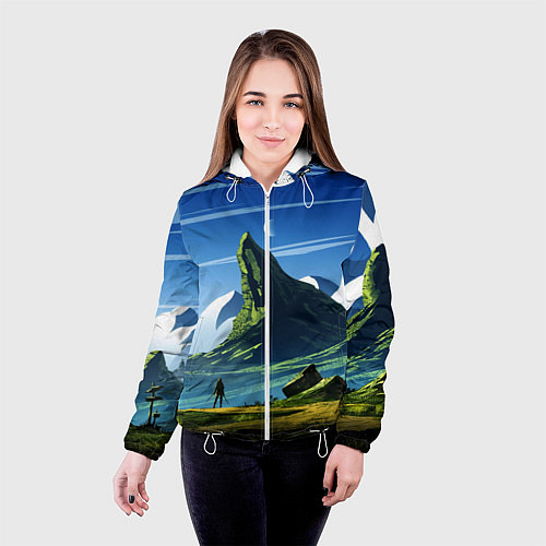 Женская куртка ЦИРИ / 3D-Белый – фото 4