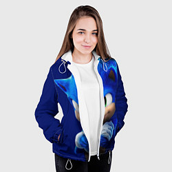 Куртка с капюшоном женская SONIC, цвет: 3D-белый — фото 2