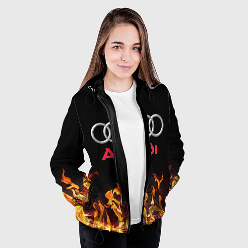 Женская куртка AUDI / 3D-Черный – фото 3