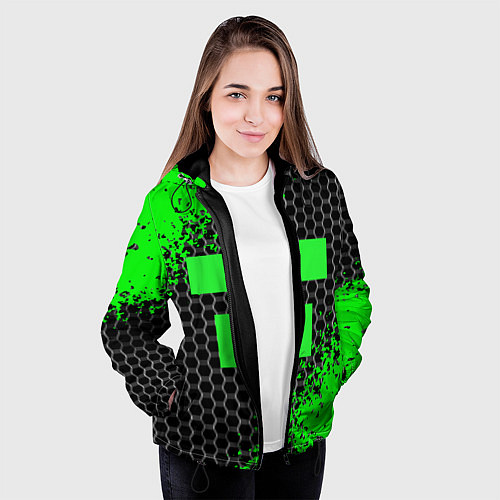 Женская куртка MINECRAFT / 3D-Черный – фото 3
