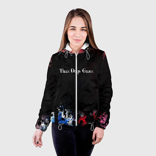 Женская куртка THREE DAYS GRACE / 3D-Белый – фото 4