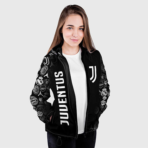 Женская куртка JUVENTUS / 3D-Черный – фото 3